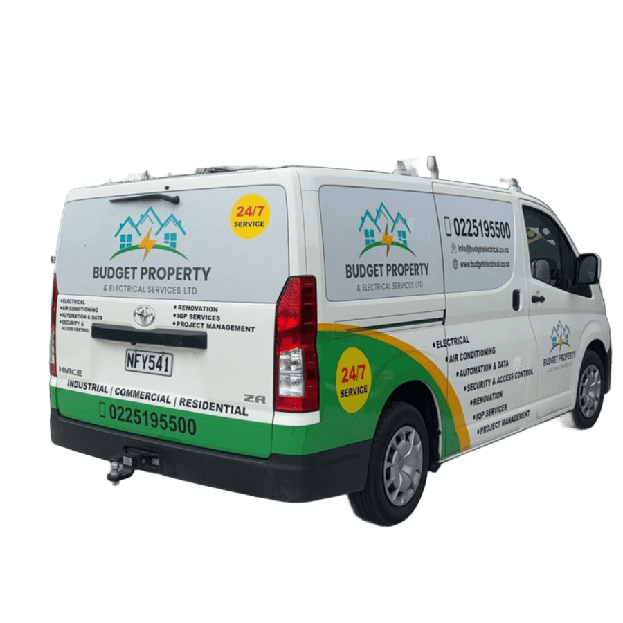 Palmerston North Heat Pumps fully equipped installation van